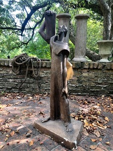 lot 116 image: Large Mid Century 1950s Plaster Sculpture by MN artist Dorothy Berge - Moses