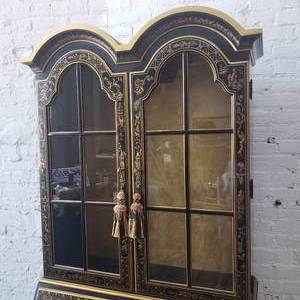 lot 1 image: Illuminated Drexel Chinoiserie Desk Secretary