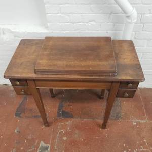 lot 63 image: Vintage Sewing Table