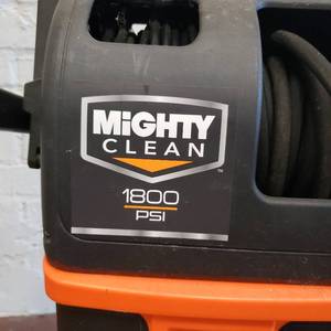 lot 130 image: Mighty Clean 1800 Pressure Washer