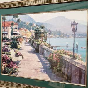 lot 142 image: Bellagio Promenade by Howard Behrens Print