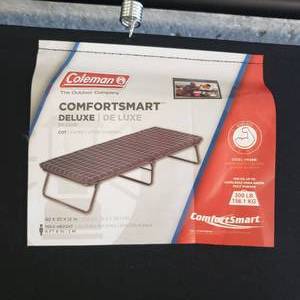 lot 126 image: Coleman Comfortflex Deluxe Cot