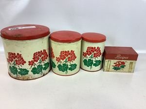 lot 38 image: Vintage Canister Set