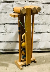lot 135 image: Vintage Croquet Set