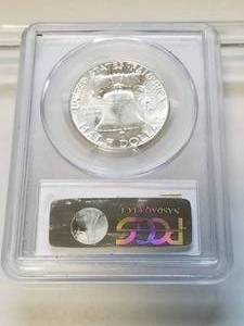 lot 05 image: 1956 FRANKLIN HALF DOLLAR MS64FBL PCGS