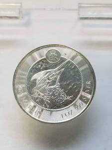 lot 29 image: 2020 CAYMAN ISLAND 1 TROY OZ .999 FINE SILVER