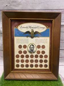 Lincoln�Memorial Framed Coinage Set�