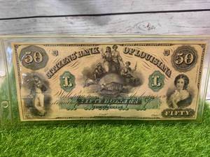 $50 Confederate Bill In Good Condition�