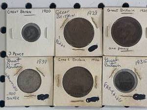 British Coins from 1920s & 1930s�