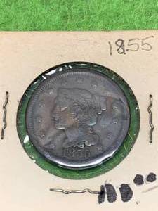 1855 One Cent (Great Detail)�