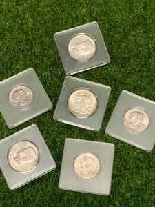 Lot of 6 Slabbed US Coins�