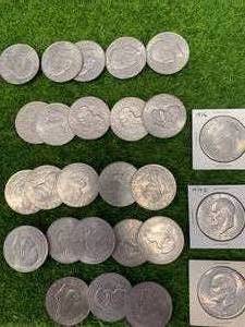 Lot of 26 Eisenhower Dollars�