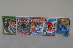 lot 90 image: Amazing Spider-Man Comic Books - #105, 107, 145, 200, 251