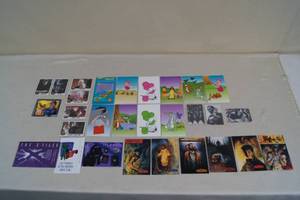 lot 86 image: Vintage Novelty Trading Cards - Winnie the Pooh, X-Files, Batman