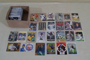lot 61 image: Box of Baseball Cards - Gwynn, Puckett, Trout, Griffey