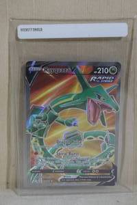 lot 59 image: Rayquaza V 193203 Rare Full Art Pokemon Card