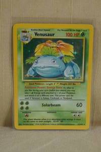 lot 51 image: Red Number Venusaur 15102 Holo Foil Pokemon Card