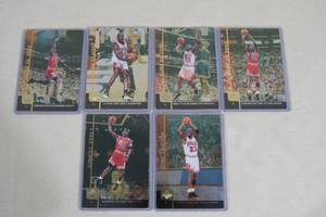 lot 50 image: Michael Jordan Large Format Upper Deck Basketball Cards