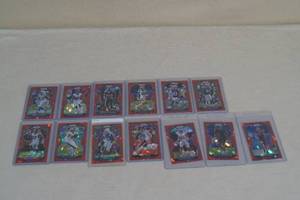 lot 43 image: 2020 Panini Prizm Red Refractor Insert Football Cards