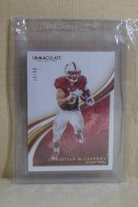 lot 34 image: 2020 Panini Immaculate Christian McCaffrey Card - 1699