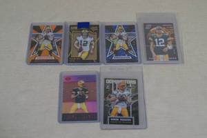 lot 31 image: 6 Aaron Rodgers Cards - Numbered 49, 99