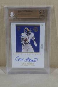 lot 24 image: 2020 Panini Encased Cam Akers Rookie Card - 1225 - Beckett 9.5