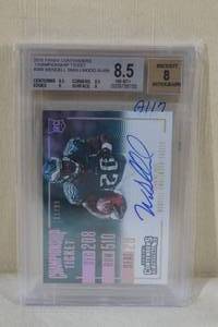 lot 25 image: 2016 Panini Contenders Ticket Wendell Smallwood Rookie Card - Beckett 8.5