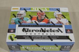 lot 3 image: MEGA Box of 2020 Panini Chronicles Football Card Packs