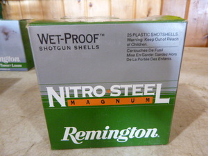 lot 38 image: Remington Nitro Steel Magnum Shotgun Shells