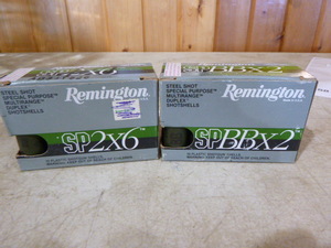 lot 56 image: 2 Boxes of Remington Steel Shot Special Purpose Shotshells