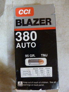 lot 82 image: CCI Blazer 380 Auto Cartridges
