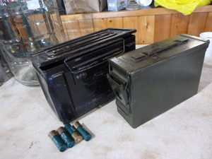 lot 101 image: 2 Ammo Boxes with Some Shotgun Shells