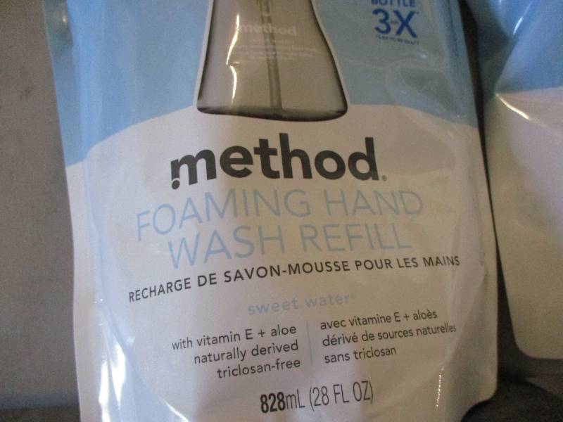 lot 123 image: 3 Method Foaming Hand Wash Refill B...