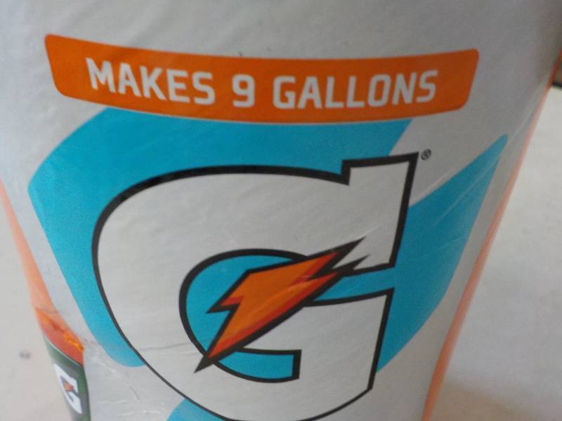 lot 169 image: Gatorade Frost- make 9 gallon...
