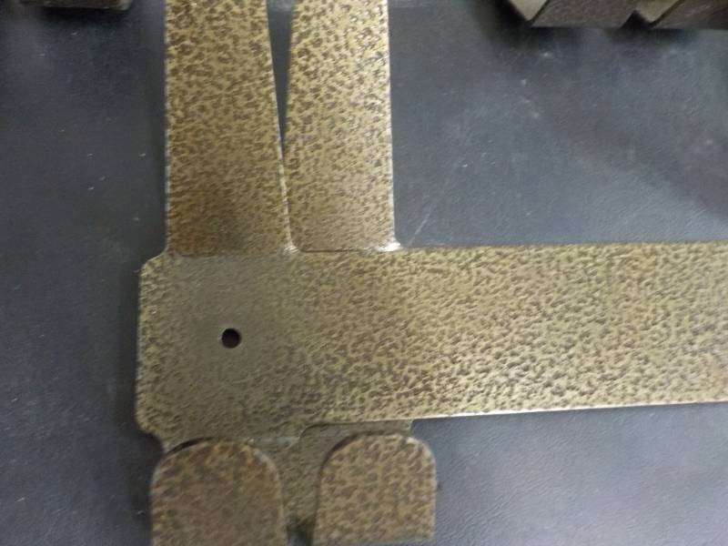 lot 301 image: 4 Wall Steel Hammered Hooks...