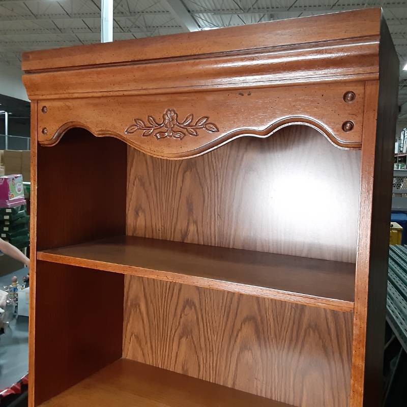 lot 18 image: Vintage Cabinet with Hideaway Desk ...