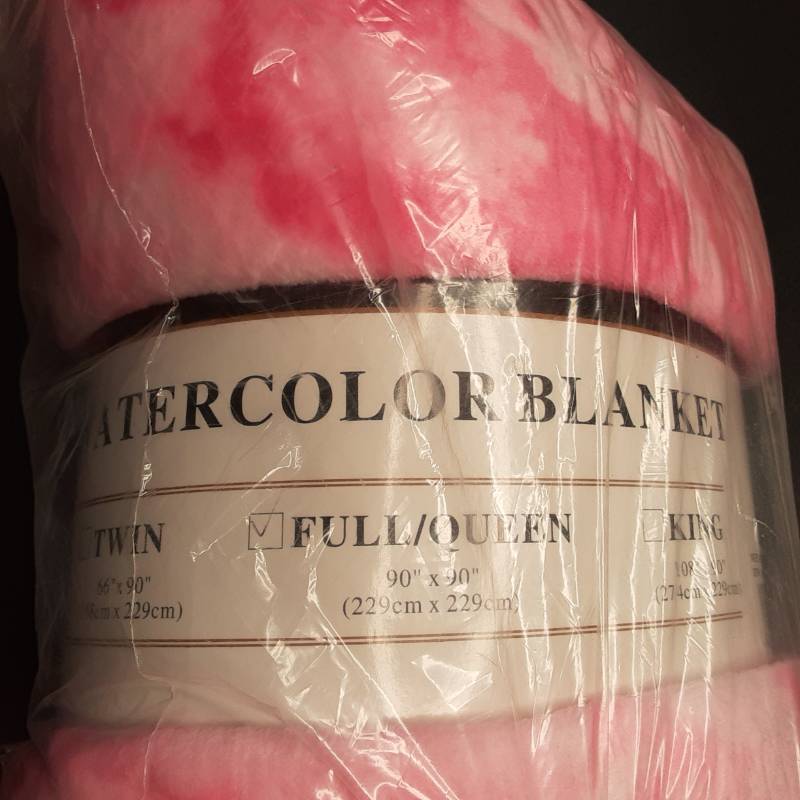lot 398 image: Watercolor 100% Polyester FullQuee...