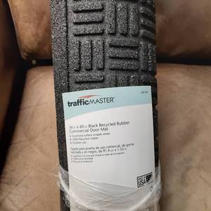 lot 10 image: Traffic Master 30 X 60 Commercial Recycled Rubber Door Mat