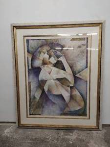 lot 17 image: Large La Madona Siesta Artwork by M. Giddings