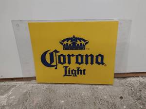 lot 29 image: Corona Light Beer Sign