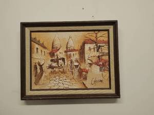 lot 31 image: Framed Painting by C Hezar