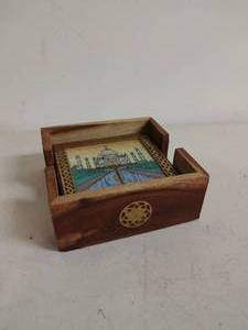lot 45 image: Set of Taj mahal Coasters