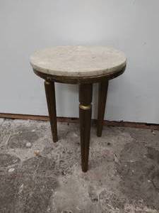 lot 94 image: Round Stone Top Table