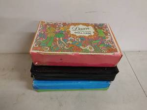 lot 107 image: Collection of Vintage Doll Cases including Two Barbie Cases