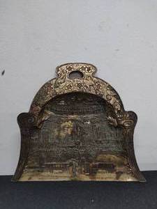 lot 125 image: 1934 World Fair Metal Dcor