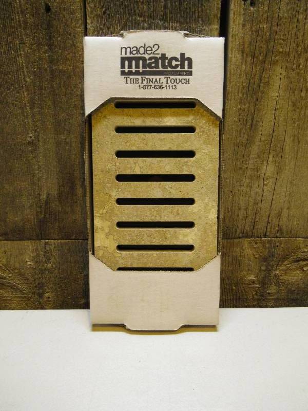 lot 13 image: Tuscany Classic 5 in. x 11 in. Floor Vent Register Tile Edging Trim