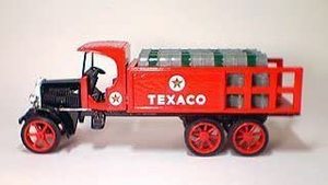 Texaco 1925 Kenworth Stake Truck--Collectors Series #9 Locking Coin Bank With Key--Die Cast Metal--ERTL Stock #9385