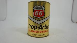 1 QT. --0,946 Liter Phillips 66 Trop-Artic All Season Motor Oil---RARE