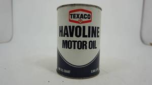 One U. S. Quart    0.946 Litre  Texico Havoline Motor Oil---RARE