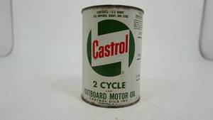 Castrol 2 CYCLE And OUTBOARD MOTOR OIL--Castrol Oils Inc. Newark, N.J.---RARE